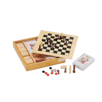 Juego de ajedrez de madera del juguete del tablero de ajedrez (CB2202)